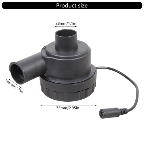 Ventilateur professionnel détachable de 75mm, 5500 tr/min, pour 2