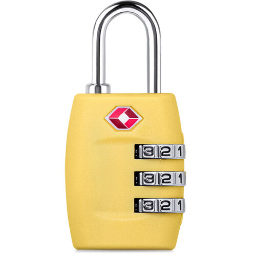 PC résistant aux chocs approuvé réutilisable de serrure de-Jaune