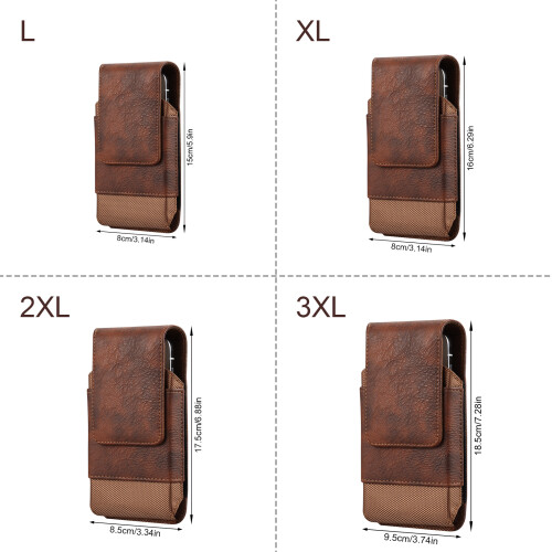 Organisateurs de taille en Patchwork, conception-Noir XXL 2