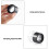 Loupe cylindrique 10x résistante aux rayures, pour l'observation 2
