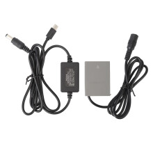 Adaptateur secteur Type C et couplage de batterie factice pour EM5II, EP5, Pen F.