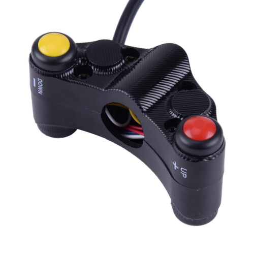 7 Buttons Multifuction ATV Motorcycle Control Switch Assembly 22mm Handlebar Moment/Latching Superior 1