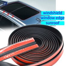 Car Window Edge Windshield Roof Rubber Seal Strip For Nissan Micra Tiida Qashqai X-Trail Xterra Teana Juke Leaf Cube Kicks Terra