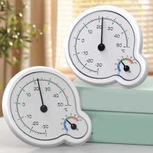 Battery-Free Dual-Dial Thermometer Hygrometer Accurate Indoor Climate Wall Mounted Temperature Chamber Refrigerator Hygrometer