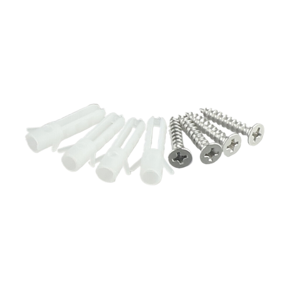 Glass Glass Clamps Glass Clamps Hardware Mirror Clip Mirror Holder Square Chrome Fixing Accessorie With Screws 6935161549157