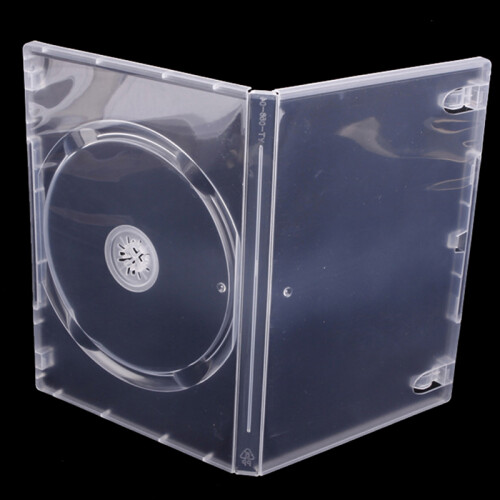Transparent Bottom Cd Box Empty Cd Case Pp Plastic Milky Transparent Cd Case Cd Case Capacity 1 Discs durable good 2