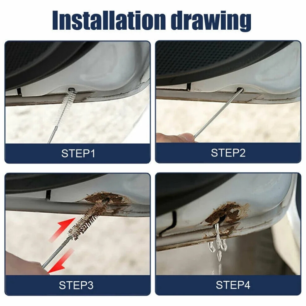 150Cm Flexible Car Sunroof Drain Dredge Â Cleaning Scrub Brush Tool For Cleaning Refrigerator Drain Pipe, Car Sunroof 6935161536935