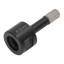 M14 broca de corona de diamante para perforación en seco/húmedo diámetro 10 mm