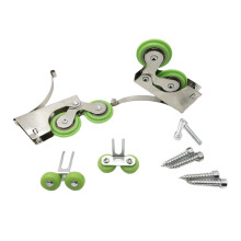Nylon Garderoberollen Schuifdeurrollen Kastdeurglijders set-A012