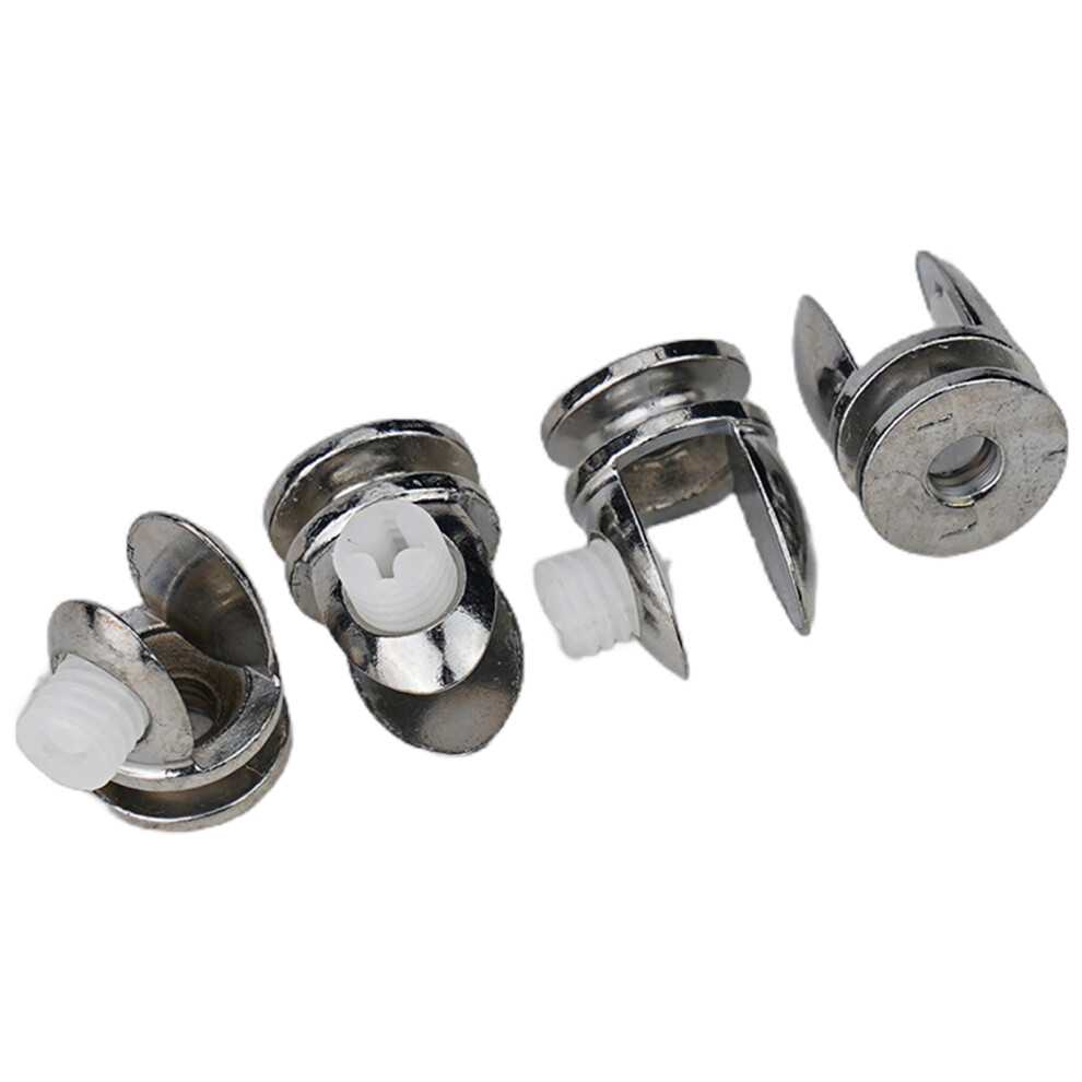 4Pcs Adjustable Shelf Support Clamp Clip For 5Mm-8Mm Thick Glass Partition Holder Glass Shelf Support Brackets Hardware 6935161532166
