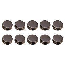 10Pcs Magnetic Curtain Clip Detachable Curtain Magnetic-Grey