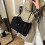 Oversized Office Shoulder Bag Practical Polyester-Khaki 3