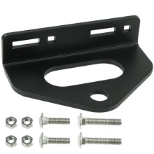 Turn Mower Trailer Heavy Duty Lawn Mower Hitch with-Black