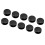 10Pcs Multifunctional Magnetic Curtain Clips Double Sided-Black 1