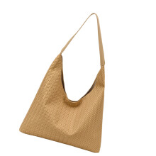 Elegant Shoulder Bag Large Capacity Casual Underarm Bag-Khaki