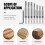 7Pcs Puncher Hinge Self Centering Hinge Twist Drill Bit Door 6