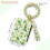 Wristlet Keychain Bracelet Wallet,Purses Bead Keyring-Pineapple 4