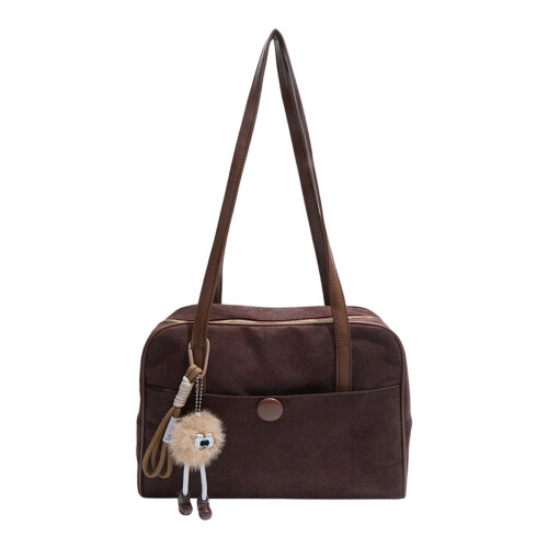 Professional Work Bag Ample Storage Space Wear-Coffee color