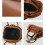 Lightweight PU Cloud Pleated Shoulder Bag Elegant-Green 6