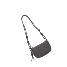 Shoulder Bag Women Faux Suedes Shoulder Purses Handbag-Gray