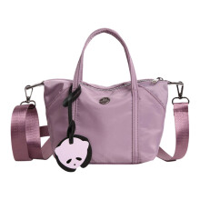 Crossbody Purse Top Handle Handbag Satchel Bag Canvas-Purple