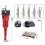 Hexagonal Grip Wood Drill Bit Countersink Drill Bit-Red 4