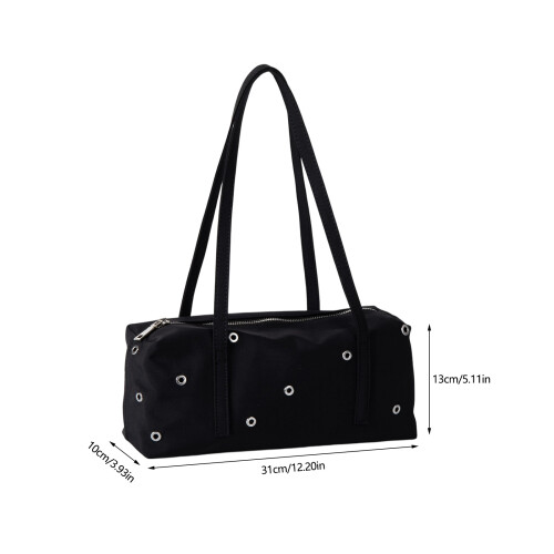 Korean Inspired Spacious Underarm Bag Practical Design-Black 2