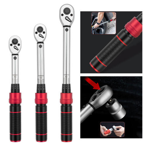 Adjustable Torque Wrench Hand Tool Torque Spanner 1/4"-35 350N 1