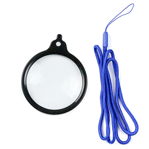 Magnifier Power 60mm Glass Lightweight ABS Material For-Blue