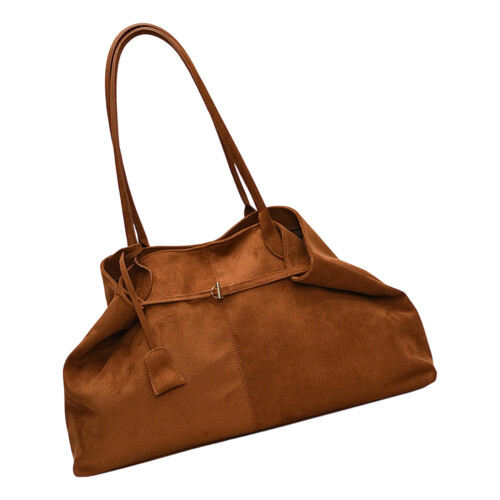 Korean Inspired Spacious Underarm Bag Retro Design-brown