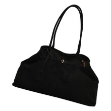 Korean Design Large Shoulder Bag Lightweight Underarm-Black