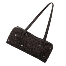 Trendy Oversized Leopards Print Handbag-Brown leopard print