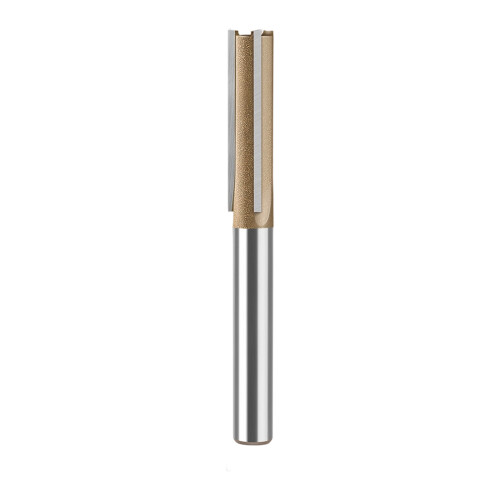 Professional 1/4inch Shank Straight Router Bit-coffee 6 5 1
