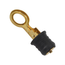 Brass Boat Drain Blot Rubber Seal, For 11/4in Holes, Compatible Roller Blot 114 Inch For 4502164 4502163 Lawn Rollers Plumbing Fittings(32mm)