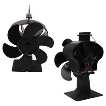 LT371 Ventilador de estufa de 6-aspas 180-220CFM negro 152x196mm