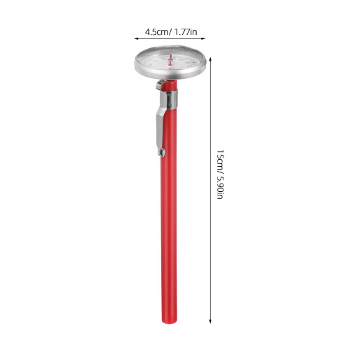 3Stk Auto Temperaturmesser Rot Für Armaturenbrett 1