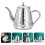 Portable Stainless Steel Teapot with Strainer Light Grey Kitchen 7