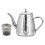 Portable Stainless Steel Teapot with Strainer Light Grey Kitchen 11