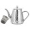 Portable Stainless Steel Teapot with Strainer Light Grey Kitchen 8