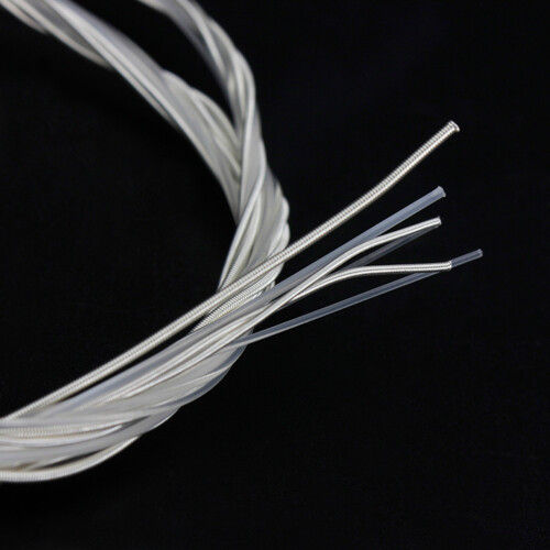 6Pièces Cordes Remplacement Acoustique Métal Argenté 2