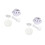 2Pcs Automatic Wave Dishwasher ABS Small White Kitchen Sink Cleaner 3