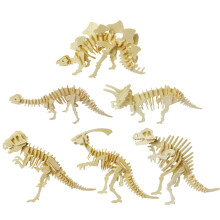 12 Pièces Bois 3D Éducatif Enfant