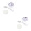 2Pcs Automatic Wave Dishwasher ABS Small White Kitchen Sink Cleaner 9