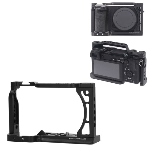 Adjustable Camera Protective Frame for A6500 A6400 A6300 A6000 Aluminium Alloy 2