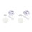 2Pcs Automatic Wave Dishwasher ABS Small White Kitchen Sink Cleaner 6