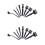 2Pcs Durable Anti-Static Cleaning Brush Kit Black for Keyboard Laptop 5