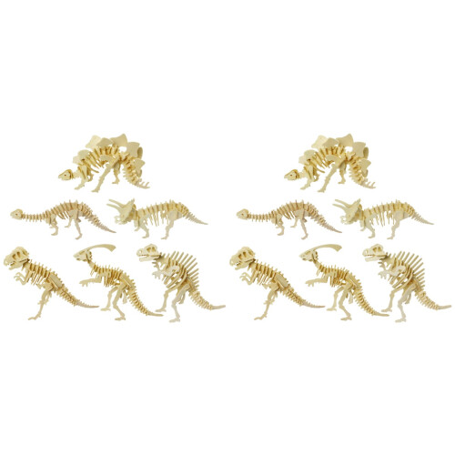12 Pièces Bois 3D Éducatif Enfant 1