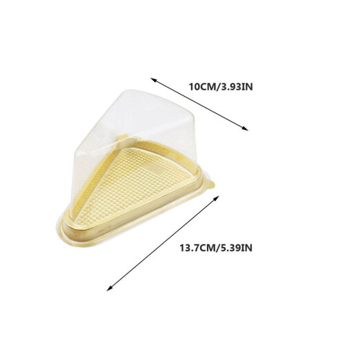 50 Pièces Triangles Transparent Pour Sandwich 1