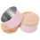 2Pièces Boîte De Rangement Fer Bois Rose Pour Fêtes 1