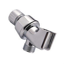 Universal Adjustable Shower Head Holder with Polished Chrome Arm Mount, NoDrill Waterproof Design